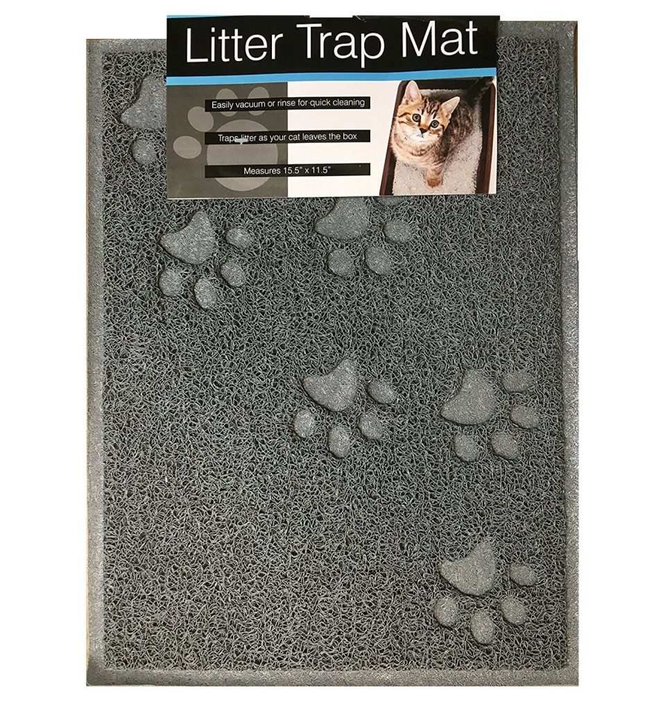 Gray Cat Litter Trap Mat