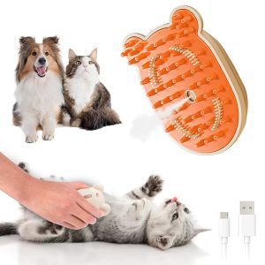 3 In 1 Steam Cat Brush