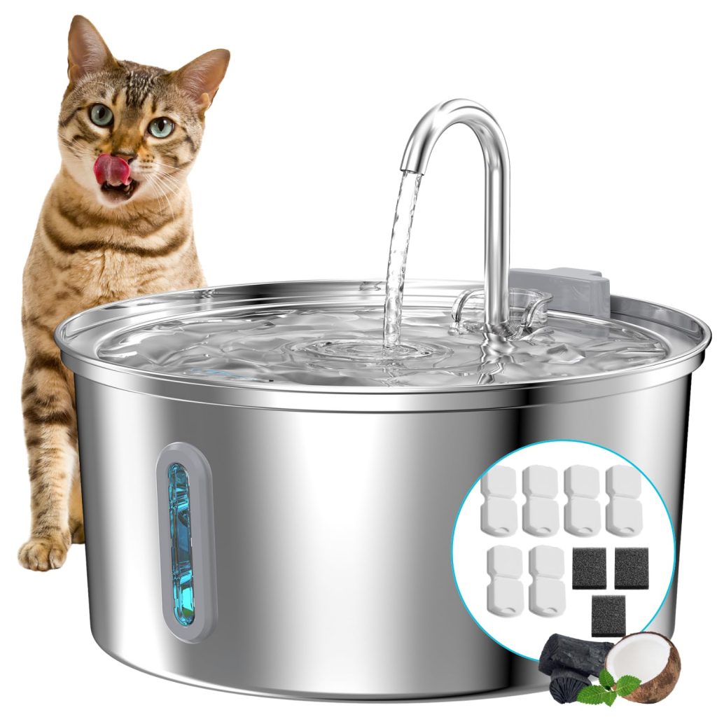 Cat Water Fountain Stainless Steel